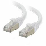 C2G 3ft (0.9m) Cat6a Snagless Shielded (STP) Ethernet Network Patch Cable - White — C2G07383