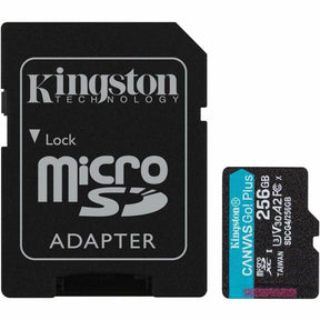 Kingston Canvas Go! Plus 256 GB Class 10/UHS-I (U3) V30 microSDXC — SDCG4/256GB