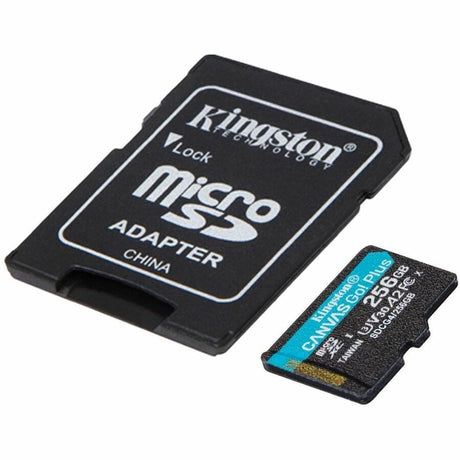 Kingston Canvas Go! Plus 256 GB Class 10/UHS-I (U3) V30 microSDXC — SDCG4/256GB