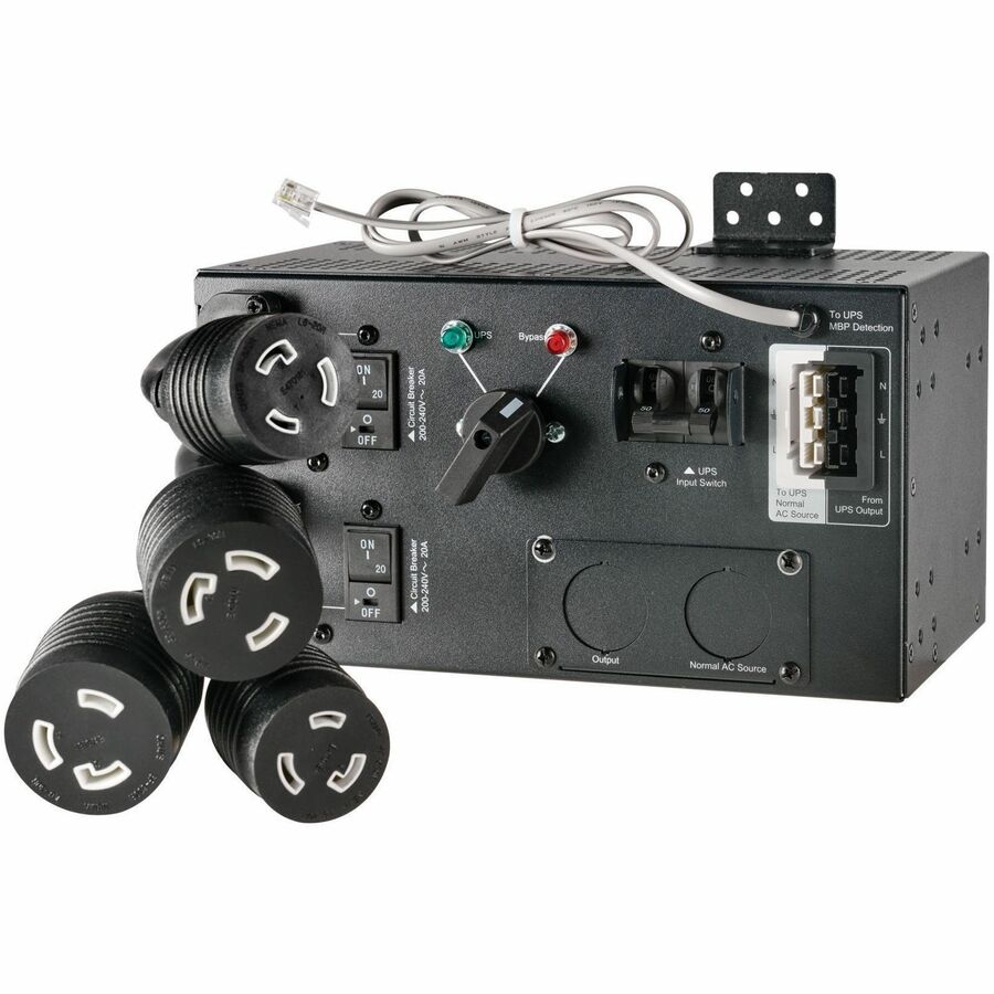 Eaton 9PX G2 Maintenance Bypass for Select 3kVA to 6kVA UPS Systems, Hardwired Input/Output, 2 L6-20R and 2 L6-30R Outlets, 0U Rack/Tower/Wall — MBP6K208G2