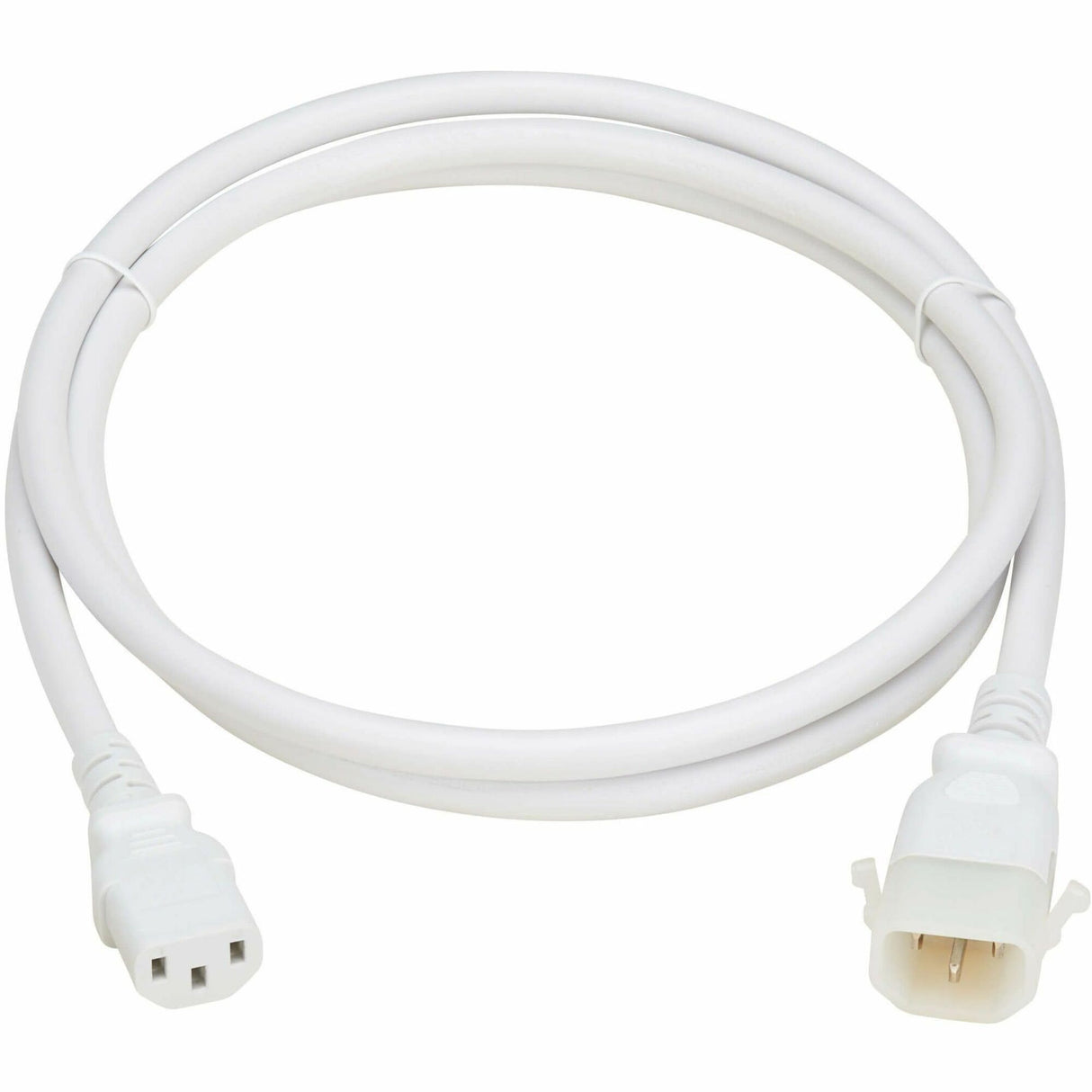 Eaton Tripp Lite Series PDU Power Cords, C13 to P-Lock C14 - Heavy-Duty, 15A, 250V, 14 AWG, 6 ft. (1.8 m), White, 6 Pack — P005-E06-AWH-6