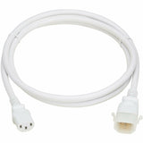 Eaton Tripp Lite Series PDU Power Cords, C13 to P-Lock C14 - Heavy-Duty, 15A, 250V, 14 AWG, 6 ft. (1.8 m), White, 6 Pack — P005-E06-AWH-6