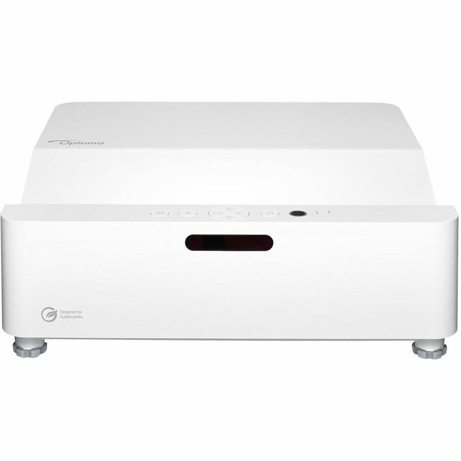 Optoma ZW410UST 3D Ultra Short Throw DLP Projector - 16:10 - Portable - White — ZW410UST