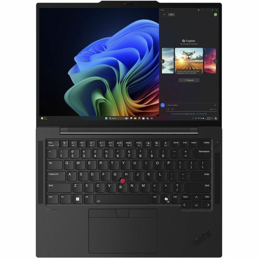 Lenovo ThinkPad T14s Gen 6 21QX000NUS 14" Touchscreen Copilot+ PC Notebook - WUXGA - Intel Core Ultra 7 268V - 32 GB - 1 TB SSD - English Keyboard - Black — 21QX000NUS