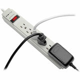 Eaton Tripp Lite Series Protect It! 6-Outlet Surge Protector, 8 ft. (2.43 m) Cord, 990 Joules, Low-Profile Right-Angle 5-15P plug — TLP608