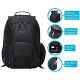 Targus Groove CVR600 Carrying Case (Backpack) for 15.4" to 16" Notebook - Black — CVR600