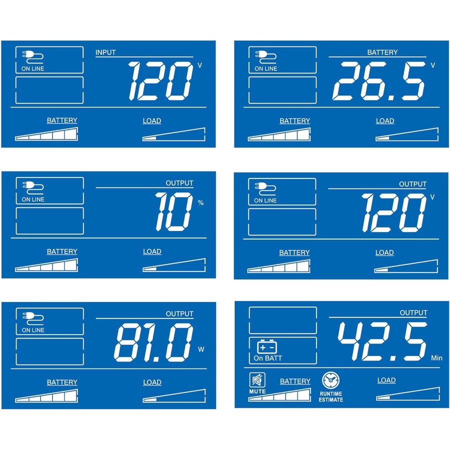 Eaton Tripp Lite Series SmartPro LCD 120V 1300VA 720W Line-Interactive UPS, AVR, Tower, LCD, USB, 8 Outlets — SMART1300LCDT
