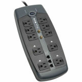 Eaton Tripp Lite Series Protect It! 10-Outlet Surge Protector, 8 ft. (2.43 m) Cord, 3345 Joules, Tel/Modem/Coaxial Protection — TLP1008TELTV
