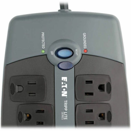 Eaton Tripp Lite Series Protect It! 10-Outlet Surge Protector, 8 ft. (2.43 m) Cord, 3345 Joules, Tel/Modem/Coaxial Protection — TLP1008TELTV