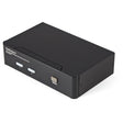 StarTech.com 2 Port USB HDMI KVM Switch w/ Audio & USB 2.0 Hub — SV231HDMIUA