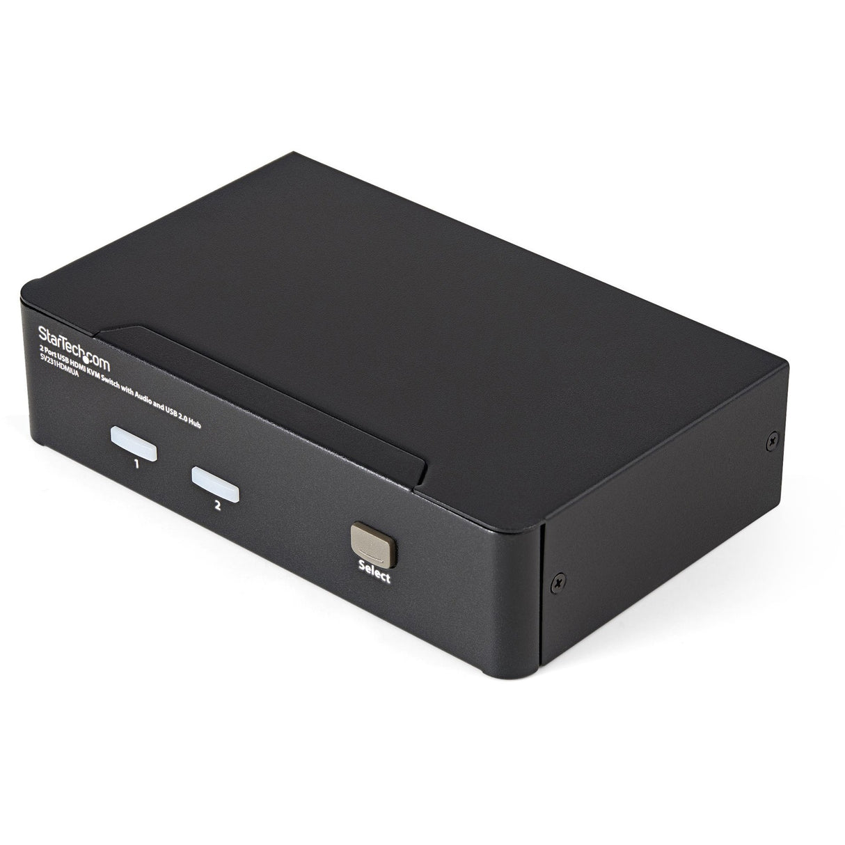 StarTech.com 2 Port USB HDMI KVM Switch w/ Audio & USB 2.0 Hub — SV231HDMIUA