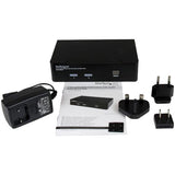 StarTech.com 2 Port USB HDMI KVM Switch w/ Audio & USB 2.0 Hub — SV231HDMIUA
