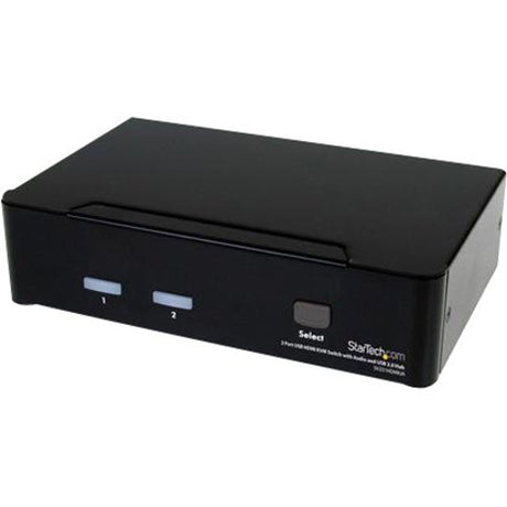 StarTech.com 2 Port USB HDMI KVM Switch w/ Audio & USB 2.0 Hub — SV231HDMIUA