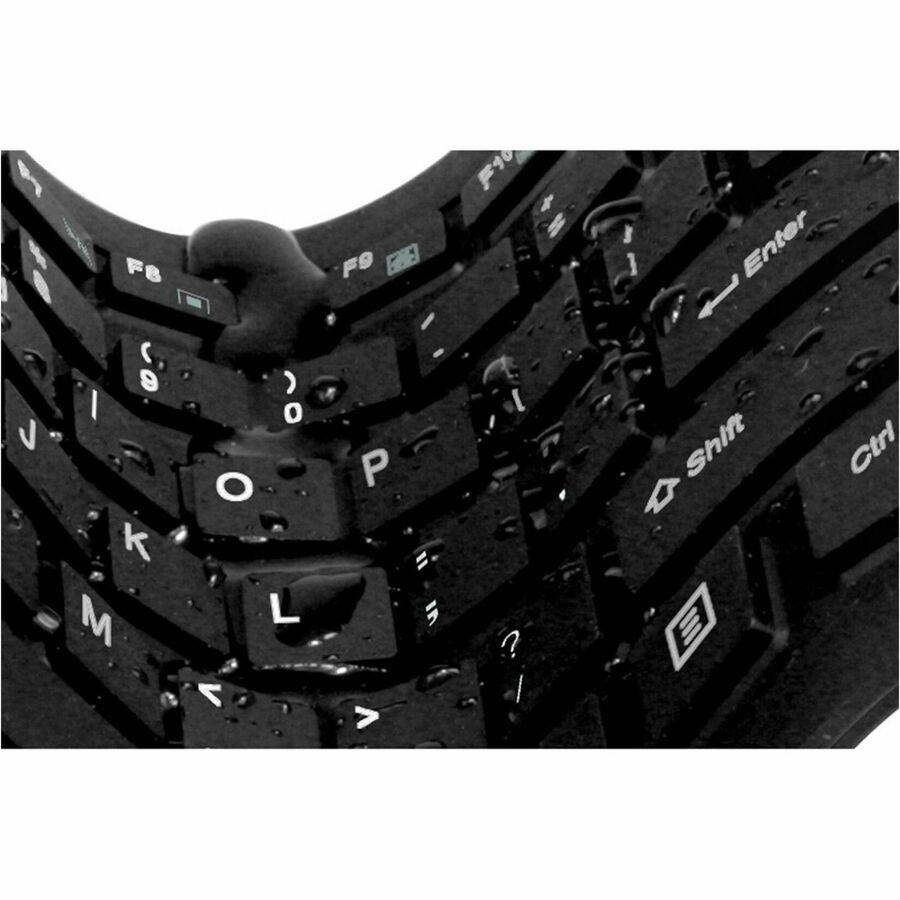 Adesso SlimTouch 232 Antimicrobial Waterproof Flex Keyboard (Full Size) — AKB-232UB