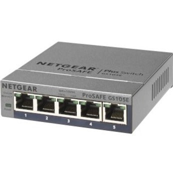 Netgear ProSafe Plus Switch, 5-Port Gigabit Ethernet — GS105E-200NAS