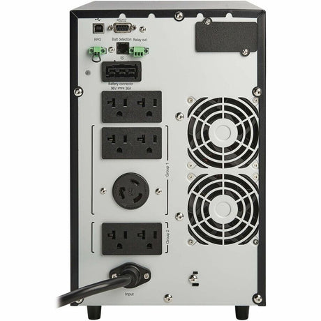 Eaton Tripp Lite Series SmartOnline 1960VA 1770W 120V Double-Conversion UPS - 7 Outlets, Extended Run, Network Card Option, LCD, USB, DB9, Tower — SU2200XLCD