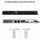 CyberPower OR1500LCDRM1U Smart App LCD UPS Systems — OR1500LCDRM1U