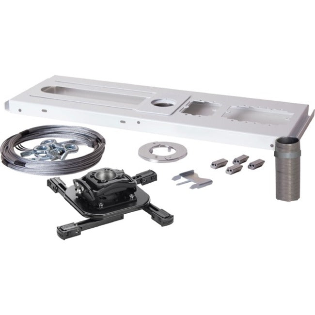 Chief Mini Elite Universal Projector Kit - Includes Projector Mount, Extension Column, and Ceiling Kit - White — KITMS003W