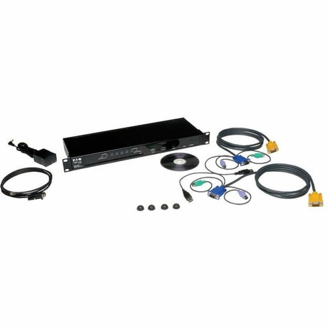 Eaton Tripp Lite Series NetDirector 8-Port 1U Rack-Mount IP KVM Switch, TAA — B022-U08-IP