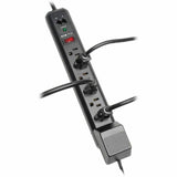 Eaton Tripp Lite Series Protect It! 7-Outlet Surge Protector, 6 ft. (1.83 m) Cord, 1080 Joules, Modem/Fax Protection, Black Housing — TLP76RBTEL