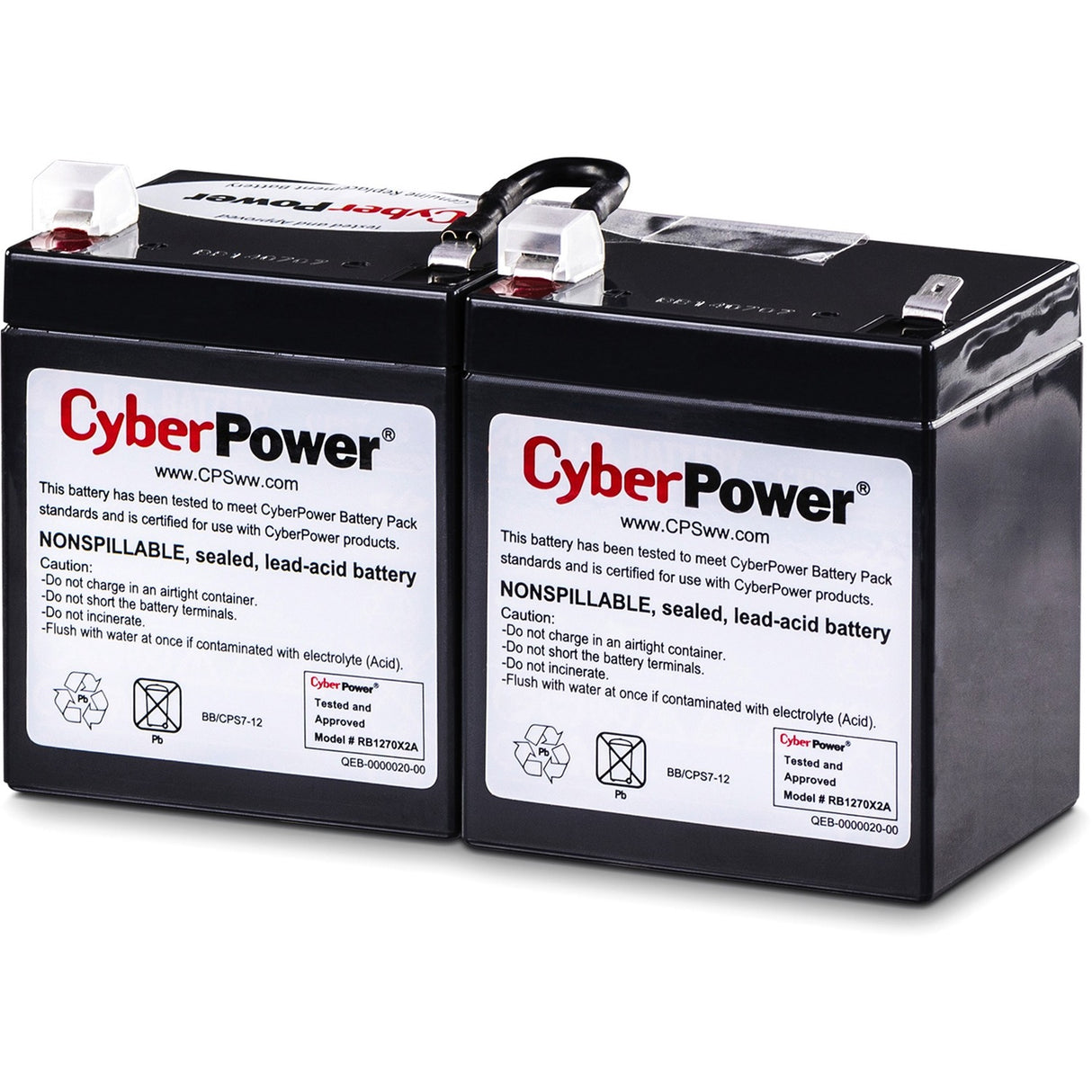 CyberPower RB1270X2A Replacement Battery Cartridge — RB1270X2A