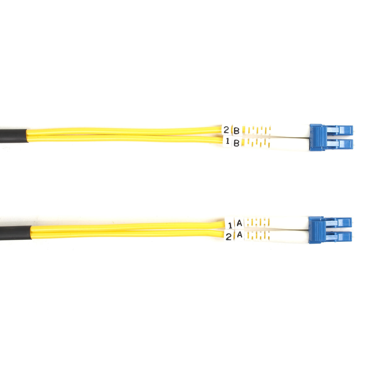 Black Box Fiber Optic Duplex Patch Network Cable — FOSM-010M-LCLC
