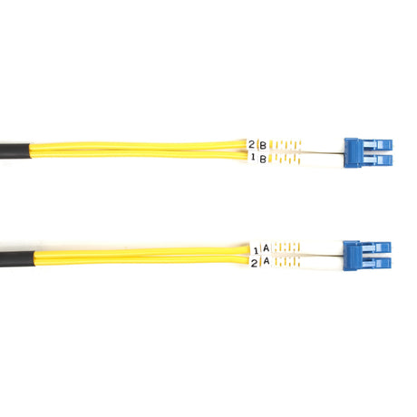 Black Box Fiber Optic Duplex Patch Network Cable — FOSM-010M-LCLC