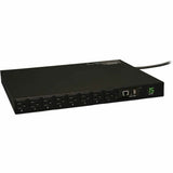 Eaton 1.4kW Single-Phase Switched PDU - LX Interface, 120V Outlets (16 5-15R), 5-15P, 120V Input, 12 ft. (3.66 m) Cord, 1U Rack-Mount, TAA — PDUMH15NET