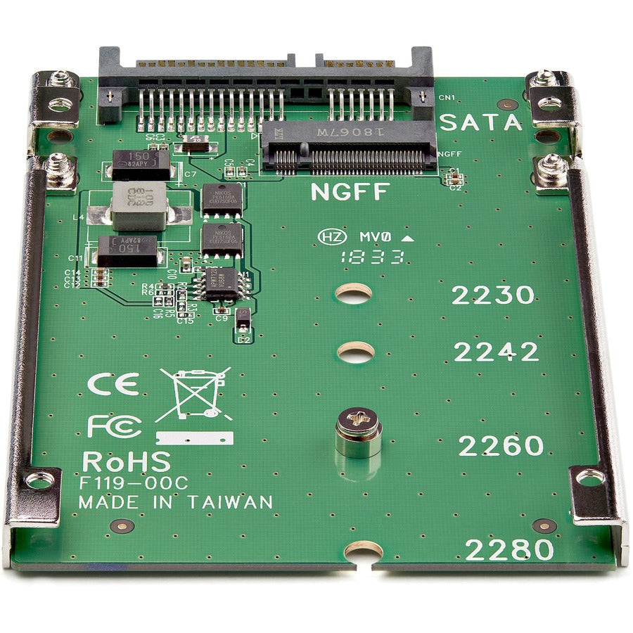 StarTech.com M.2 SATA SSD to 2.5in SATA Adapter Converter — SAT32M225