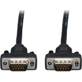 Eaton Tripp Lite Series Low-Profile VGA High-Resolution RGB Coaxial Cable (HD15 M/M), 15 ft. (4.57 m) — P502-015-SM