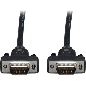 Eaton Tripp Lite Series Low-Profile VGA High-Resolution RGB Coaxial Cable (HD15 M/M), 15 ft. (4.57 m) — P502-015-SM