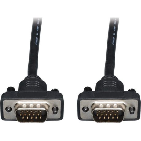Eaton Tripp Lite Series Low-Profile VGA High-Resolution RGB Coaxial Cable (HD15 M/M), 15 ft. (4.57 m) — P502-015-SM