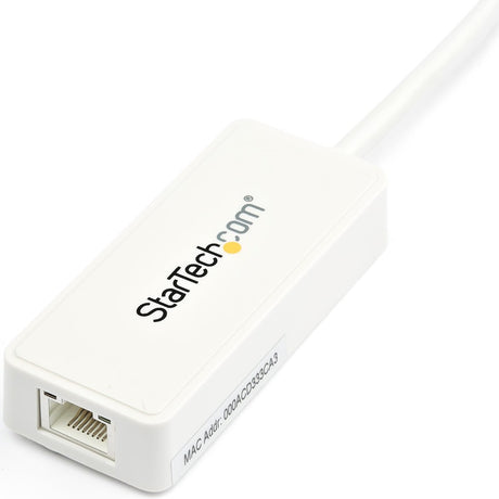 StarTech.com USB 3.0 to Gigabit Ethernet Adapter NIC w/ USB Port - White — USB31000SPTW