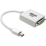 Eaton Tripp Lite Series Keyspan Mini DisplayPort to DVI Adapter, Video Converter for Mac/PC, White (M/F), 6-in. (15.24 cm), TAA — P137-06N-DVI