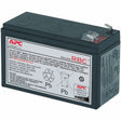 APC Replacement Battery Cartridge, Valve regulated lead-acid battery, 7Ah, 12VDC, 2-year warranty — RBC2