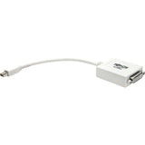 Eaton Tripp Lite Series Keyspan Mini DisplayPort to DVI Adapter, Video Converter for Mac/PC, White (M/F), 6-in. (15.24 cm), TAA — P137-06N-DVI