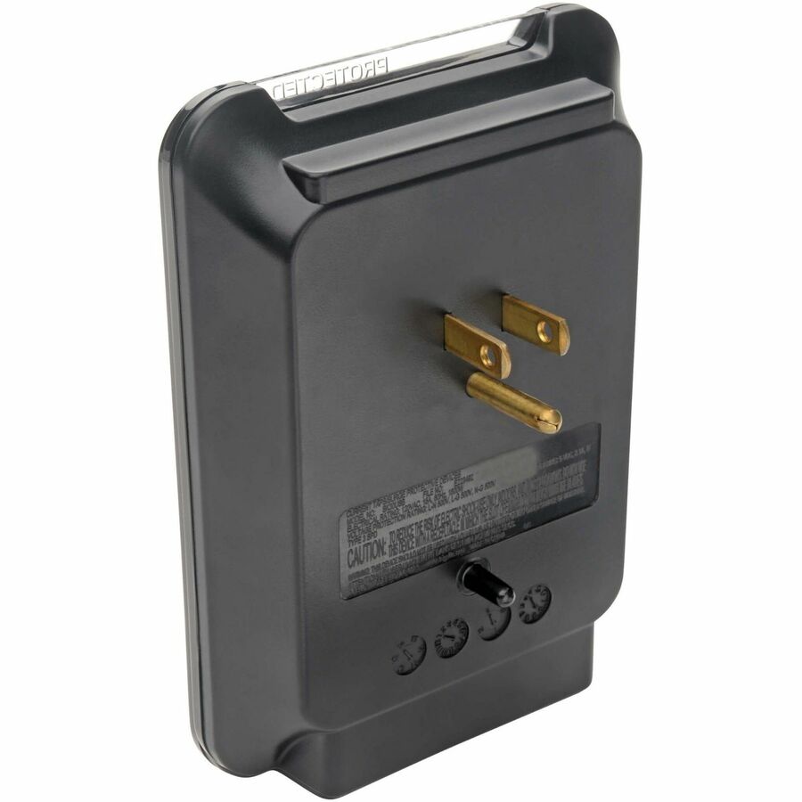 Eaton Tripp Lite Series Protect It! 3-Outlet Surge Protector, Direct Plug-In, 540 Joules, 3.4 A USB Charger, Diagnostic LED — SK30USB