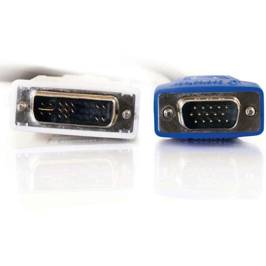 C2G 6.6ft DVI to VGA Video Adapter Cable - DVI-A to HD15 VGA - M/M — 26954