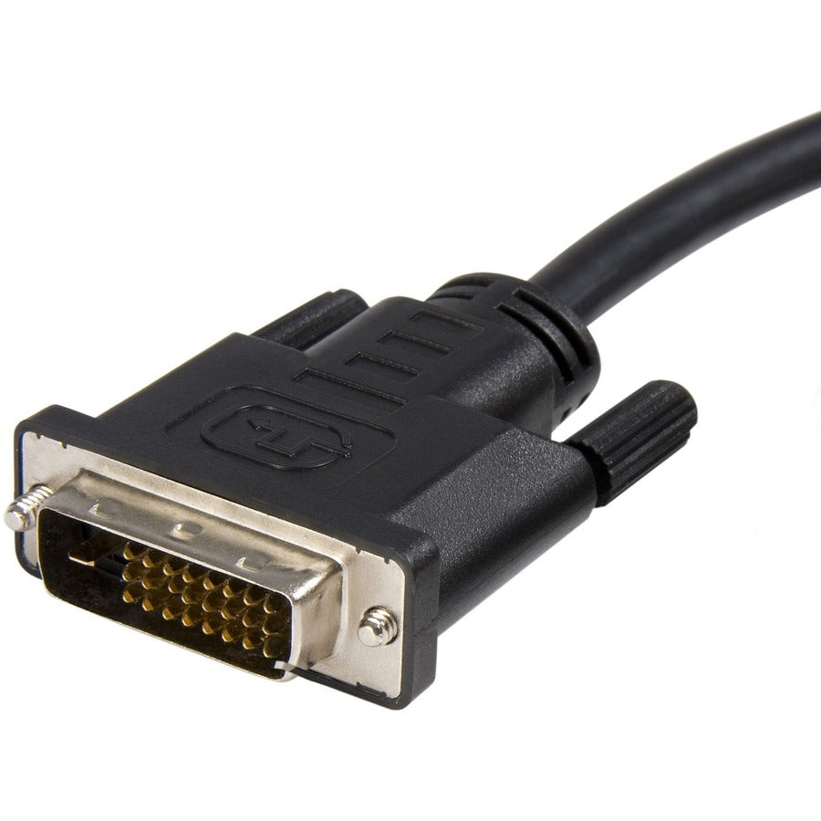 StarTech.com 10ft (3m) DisplayPort to DVI Cable, DisplayPort to DVI-D Adapter/Converter Cable, 1080p Video, DP 1.2 to DVI Monitor Cable — DP2DVIMM10