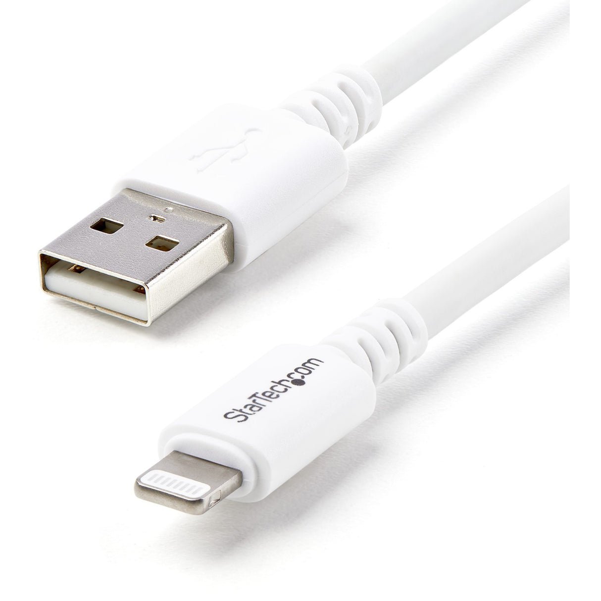 StarTech.com 3m (10ft) Long White Apple�&reg; 8-pin Lightning Connector to USB Cable for iPhone / iPod / iPad — USBLT3MW