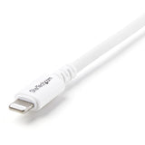 StarTech.com 3m (10ft) Long White Apple�&reg; 8-pin Lightning Connector to USB Cable for iPhone / iPod / iPad — USBLT3MW