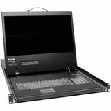 Eaton Tripp Lite Series NetCommander 16-Port Cat5 KVM over IP Switch - 19 in. LCD, 2 Remote + 1 Local User, 1U Rack-Mount, TAA — B070-016-19-IP2