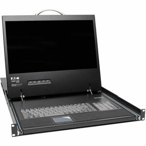 Eaton Tripp Lite Series NetCommander 16-Port Cat5 KVM over IP Switch - 19 in. LCD, 2 Remote + 1 Local User, 1U Rack-Mount, TAA — B070-016-19-IP2