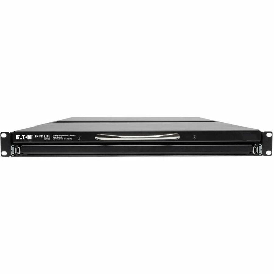Eaton Tripp Lite Series NetCommander 16-Port Cat5 KVM over IP Switch - 19 in. LCD, 2 Remote + 1 Local User, 1U Rack-Mount, TAA — B070-016-19-IP2