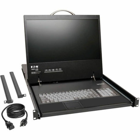 Eaton Tripp Lite Series NetCommander 16-Port Cat5 KVM over IP Switch - 19 in. LCD, 2 Remote + 1 Local User, 1U Rack-Mount, TAA — B070-016-19-IP2