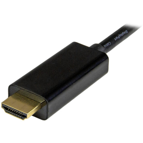 StarTech.com 3ft (1m) Mini DisplayPort to HDMI Cable, 4K 30Hz Video, Mini DP to HDMI Adapter/Converter Cable, mDP to HDMI Monitor/Display — MDP2HDMM1MB