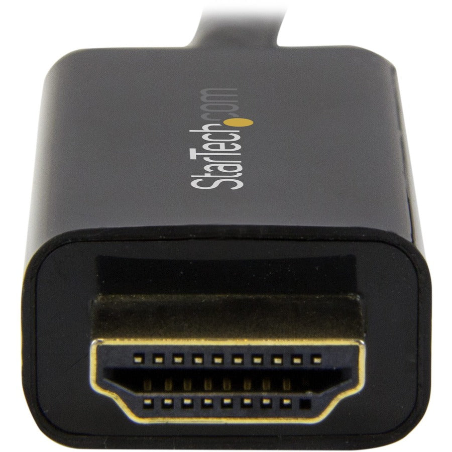 StarTech.com 3ft (1m) Mini DisplayPort to HDMI Cable, 4K 30Hz Video, Mini DP to HDMI Adapter/Converter Cable, mDP to HDMI Monitor/Display — MDP2HDMM1MB