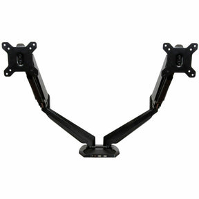 StarTech.com Dual Monitor Arm, USB Hub and Audio Ports in Base, Monitors up to 32" (17.6lb/8kg), VESA Monitor Stand Desk Mount — ARMSLIMDUO