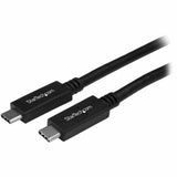 StarTech.com 2m 6 ft USB C Cable with Power Delivery (3A) - M/M - USB 3.0 - USB-IF Certified - USB 3.0 Type C Cable - USB 3.2 Gen 1(5Gbps) — USB315CC2M