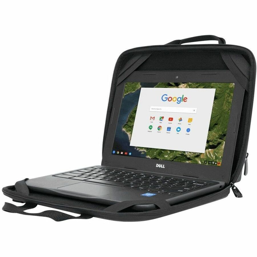 Targus Work-in Essentials TED006GL Carrying Case for 11.6" Chromebook, Notebook - Black/Gray — TED006GL